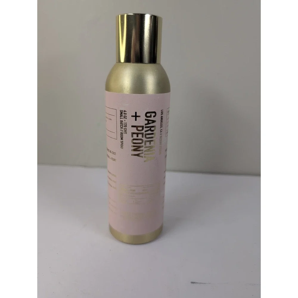 New Los Angeles Ca Design Studio ~GARDENIA + PEONY~Room Spray 6Oz.